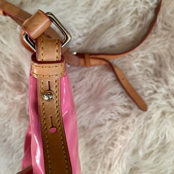 Dooney & Bourke Pink Bag With Leather Details - Picture 7 of 11